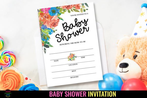 Download Baby Shower Party Invitations I Template - Party invitations Collection