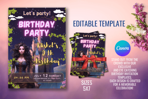 Download Digital Birthday Party Invitations - Party invitations Collection
