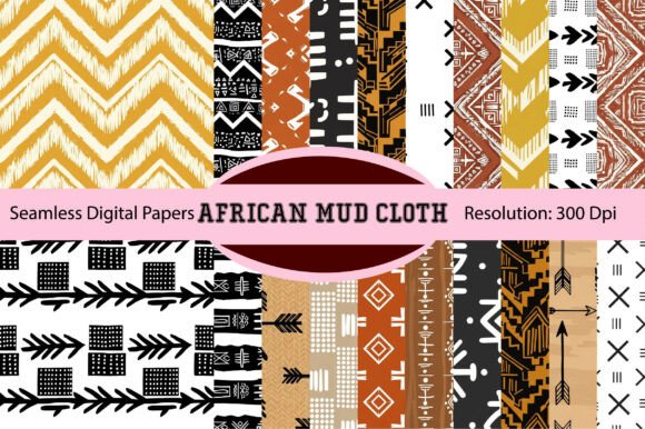 Download AFRICAN MUD CLOTH, Abstract Digital Pape - Abstract digital Collection