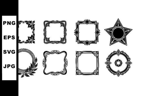 Download Vintage Decorative Frames Collection Wit - Collection Collection
